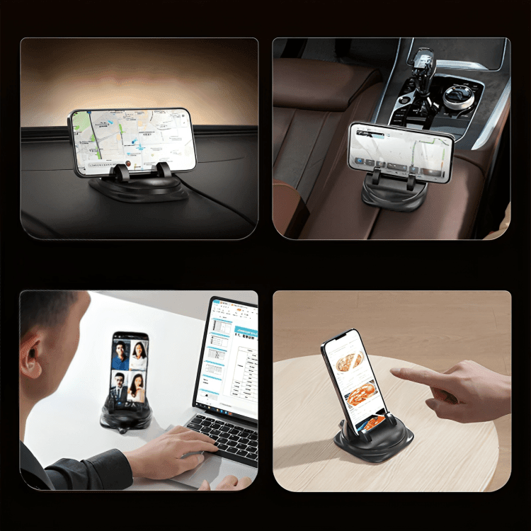 360 Degree Rotating Car Phone Holder Dashboard Mount Non Slip Universal Smartphone Car Mount