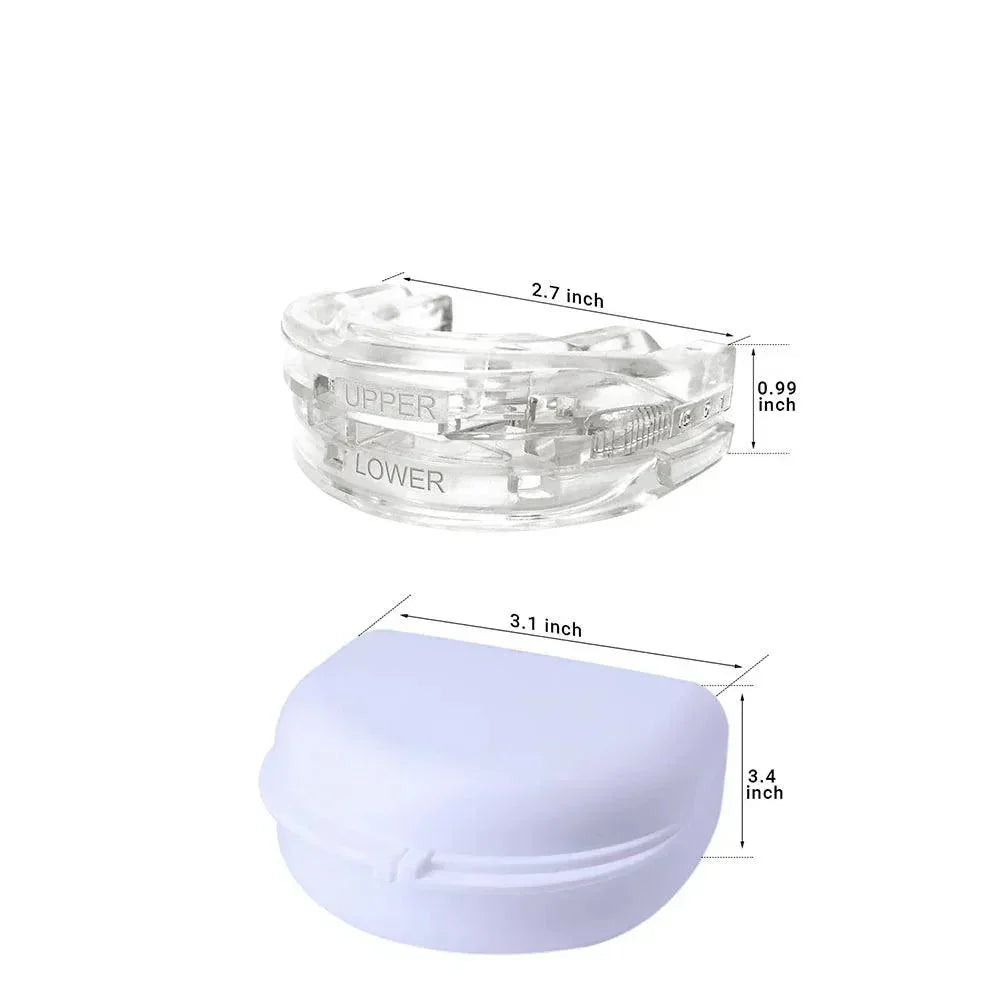 Anti Snoring Mouthpiece Adjustable Jaw Support Sleep Aid