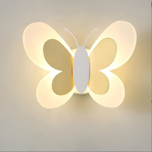 Butterfly LED Wall Light Kids Bedroom Playroom Decorative Lighting