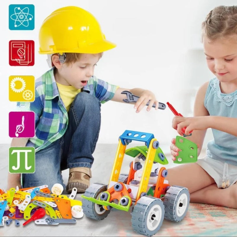 Creative Building Blocks Set for Kids STEM Construction Learning Toy