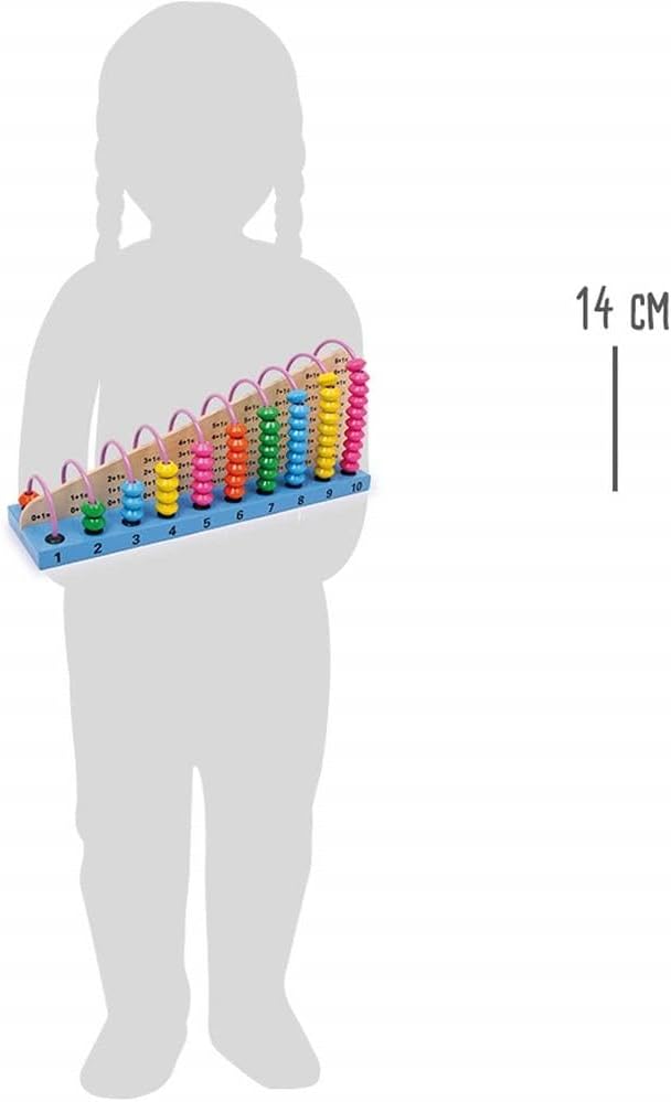 Kids Abacus Math Learning Toy Educational Counting Frame for Early Math Skills and Cognitive Development