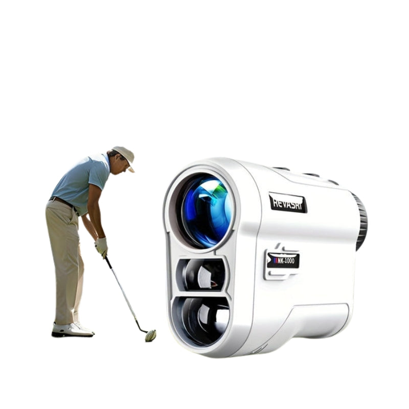 Rechargeable Golf Rangefinder with Slope Compensation Pin Lock Monocular