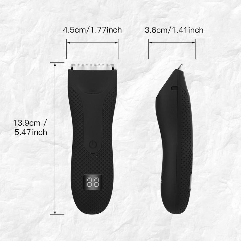 Rechargeable Waterproof Body Trimmer Precision Grooming Trimmer Wet & Dry Shaving