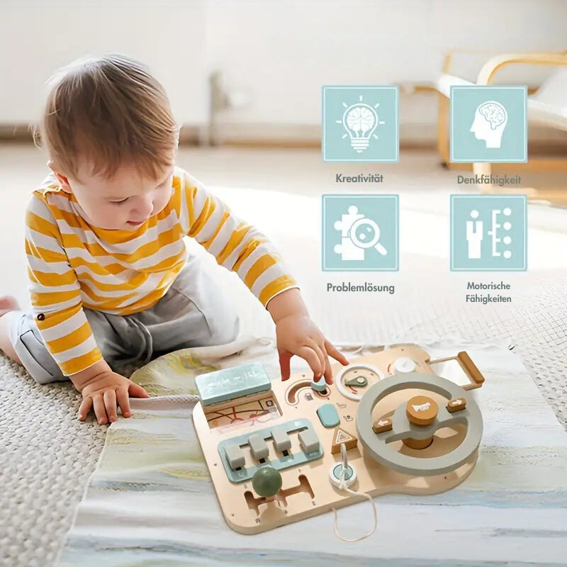 Wooden Montessori Learning Toy for Toddlers Educational Wooden Toy for Motor Skills Creativity and Early Development