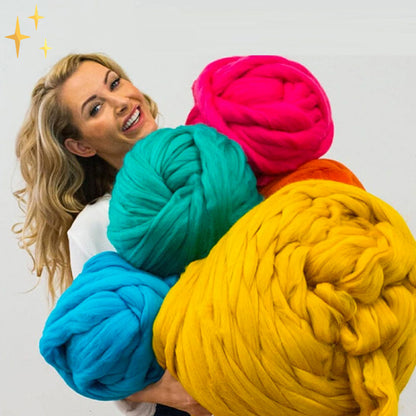 1000 Gram XXL Chunky Knitting Yarn Super Thick Soft Craft Wool
