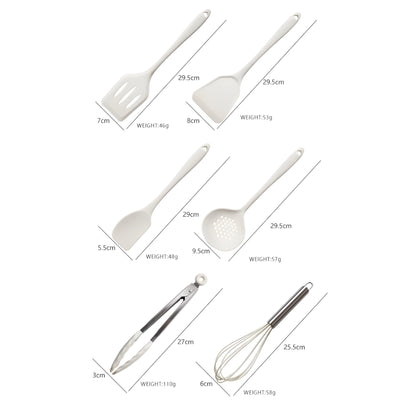 18 Piece Silicone Cooking Utensil Set Heat Resistant BPA Free Kitchen Tools