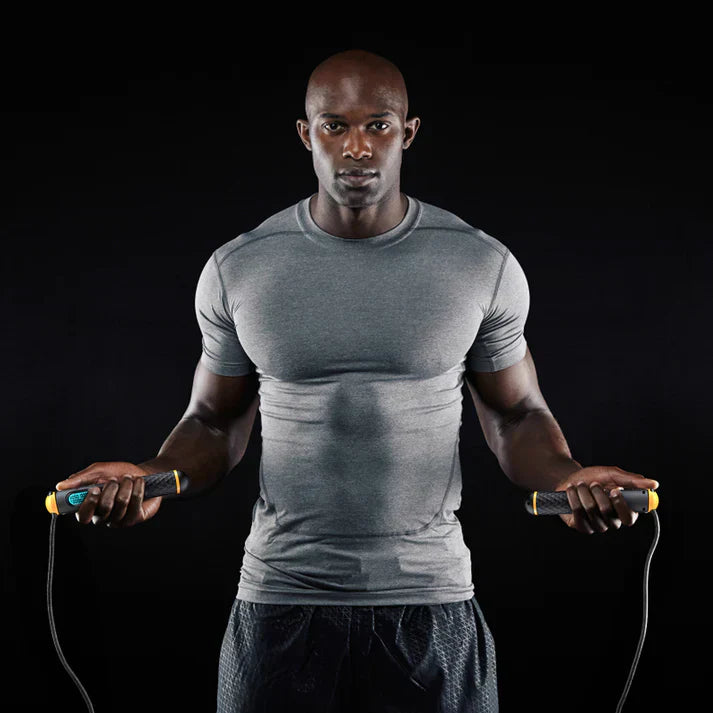 2 in 1 Digital Jump Rope Fitness Counter Adjustable Cordless Skipping Rope
