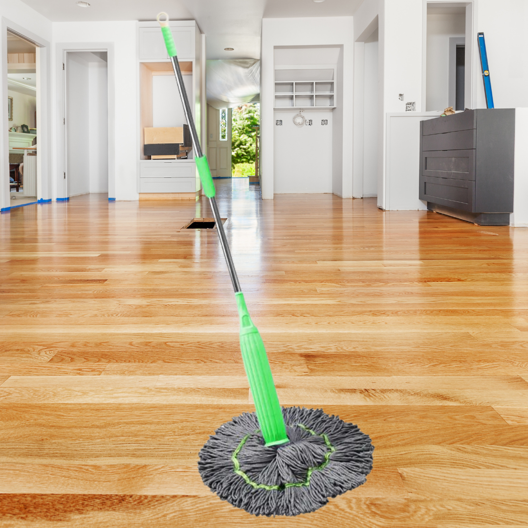 Kit mocio per pavimenti in microfibra 2 in 1 con secchio ad asciugatura rapida
