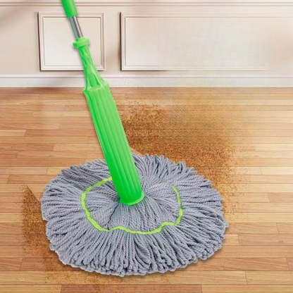 Kit mocio per pavimenti in microfibra 2 in 1 con secchio ad asciugatura rapida