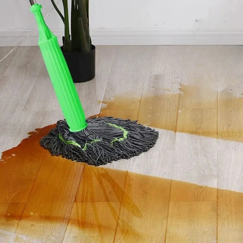 Kit mocio per pavimenti in microfibra 2 in 1 con secchio ad asciugatura rapida