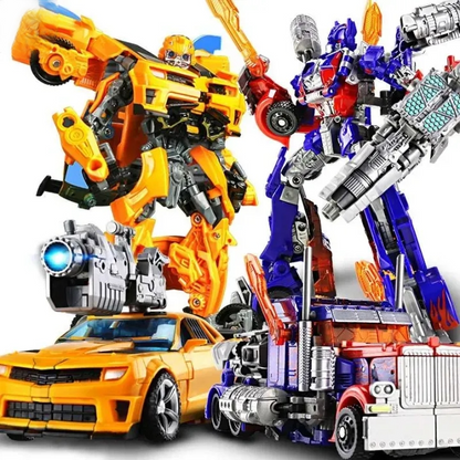 2 in 1 Transforming Robot Car Toy for Kids Easy Transform Action Figure Vehicle