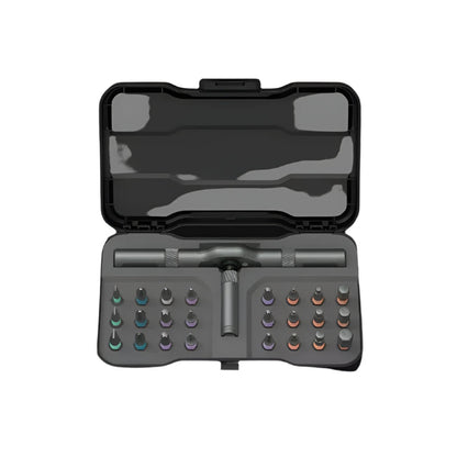 24 In 1 Multi-Tool Repair Kit Compact Screwdriver Bit Set Mini Wrench Tape Measure