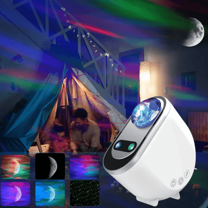 3-in-1 Galaxy Projector with White Noise, Bluetooth Audio and Rhythm Mode