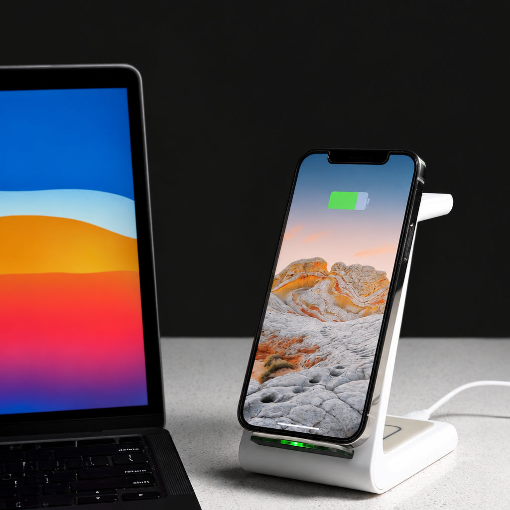 3 in 1 Wireless Charging Dock 15W Fast Charger for Multiple Devices
