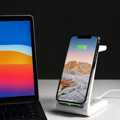 3 in 1 Wireless Charging Dock 15W Fast Charger for Multiple Devices
