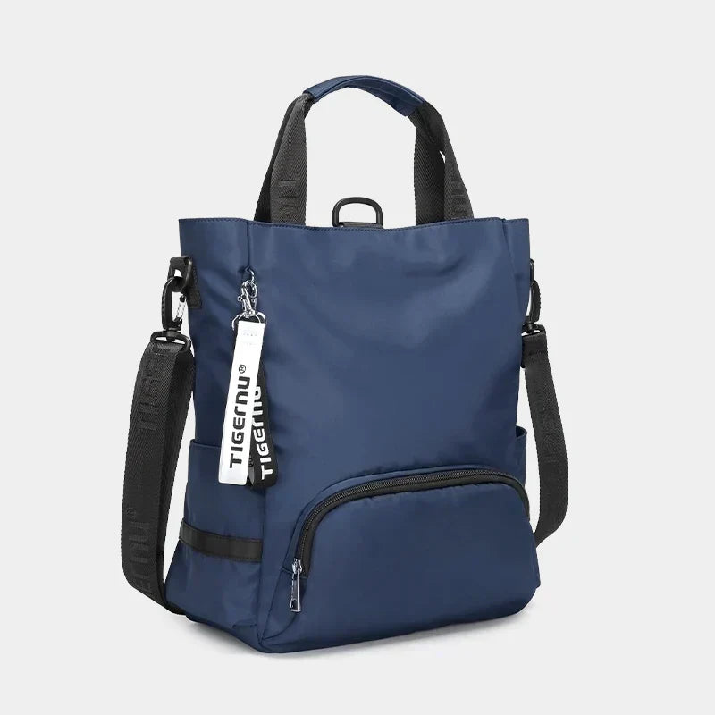 3-in-1 Women’s Backpack and Shoulder Bag, Lightweight Nylon Day Bag, 12L Capacity