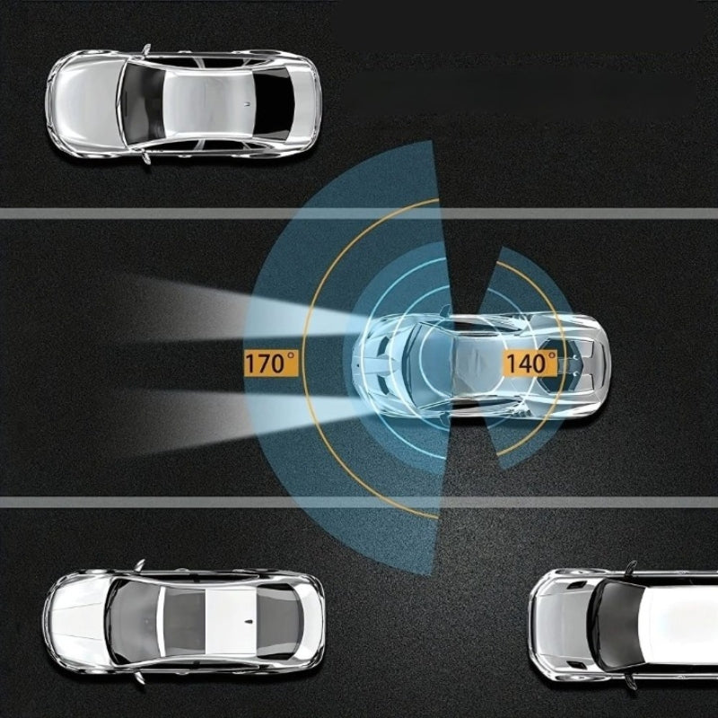 320-Degree Ultra Wide Angle Smart Dash Cam Night Vision Car Camera Recorder