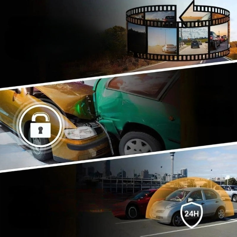 320-Degree Ultra Wide Angle Smart Dash Cam Night Vision Car Camera Recorder