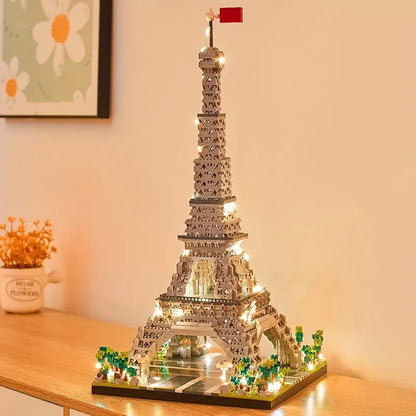 3585 Piece Eiffel Tower Building Set Detailed Architectural Model Construction Kit
