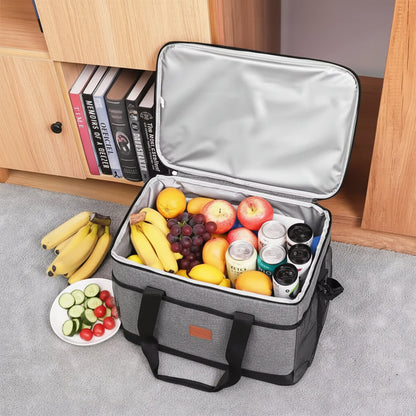 35L Insulated Cooler Bag with Zippered Top
