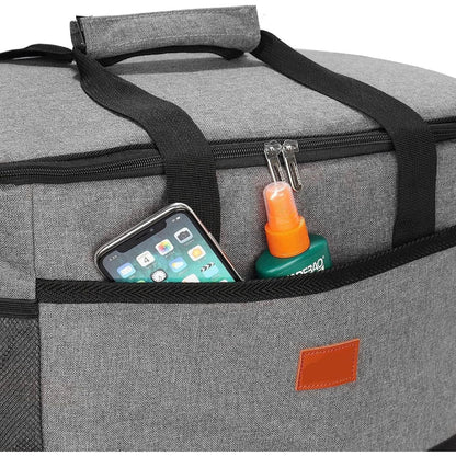 35L Insulated Cooler Bag with Zippered Top