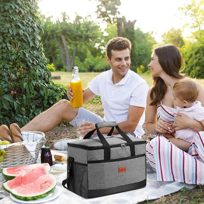35L Insulated Cooler Bag with Zippered Top