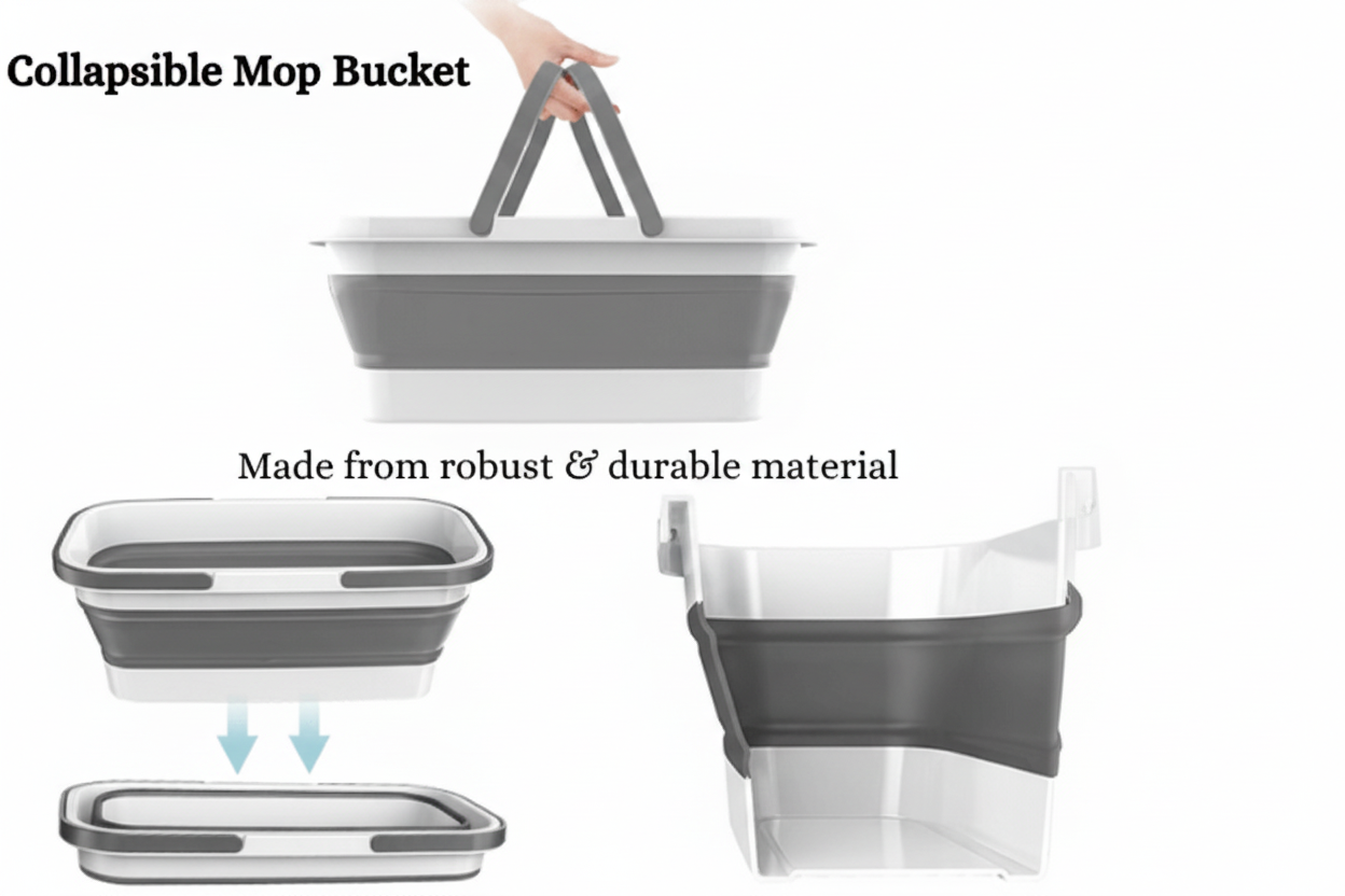 360 Degree Flat Floor Mop Microfiber Cleaning System