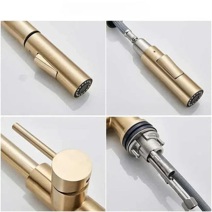 360° Rotating Kitchen Faucet with Touch Sensor – Dual Water Mode Smart Sink Tap
