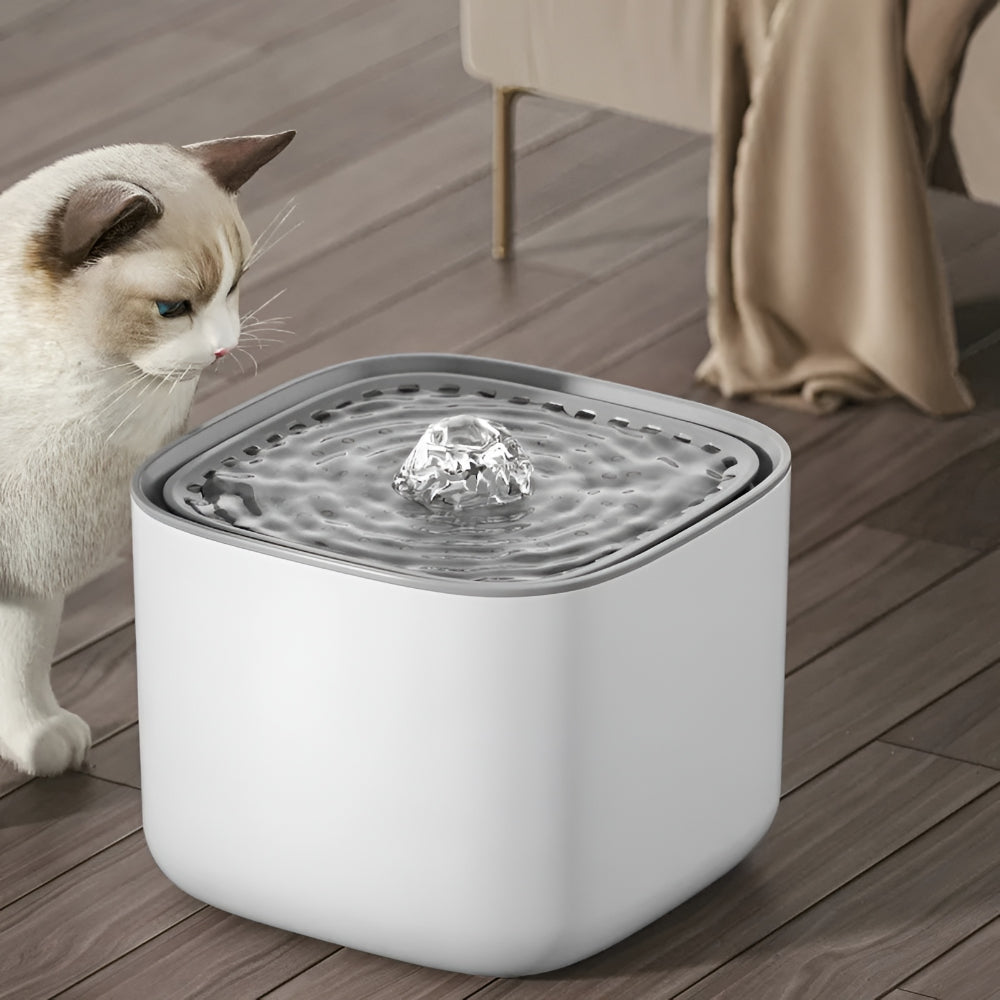 3L Automatic Pet Water Fountain with Filter and USB Power
