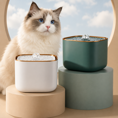 3L Automatic Pet Water Fountain with Filter and USB Power