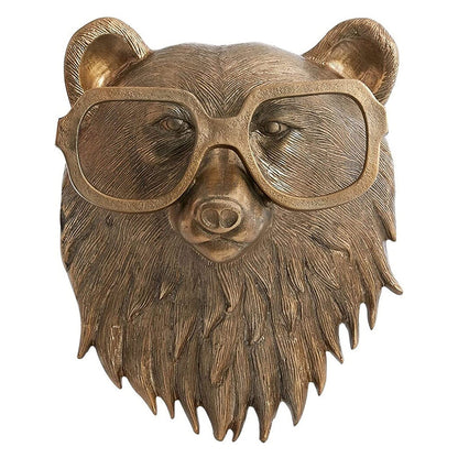Abstract Animal Head Sculpture Resin Animal Statue Modern Home Decor Art Ornament