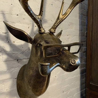 Abstract Animal Head Sculpture Resin Animal Statue Modern Home Decor Art Ornament