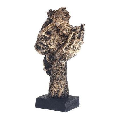 Abstract Face Art Sculpture Modern Decorative Statue for Living Room Office Home Decor