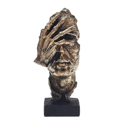 Abstract Face Art Sculpture Modern Decorative Statue for Living Room Office Home Decor