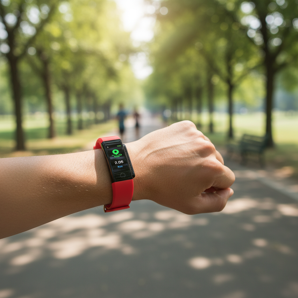 Activity Tracker Smartwatch Wristband with Heart Rate Monitoring