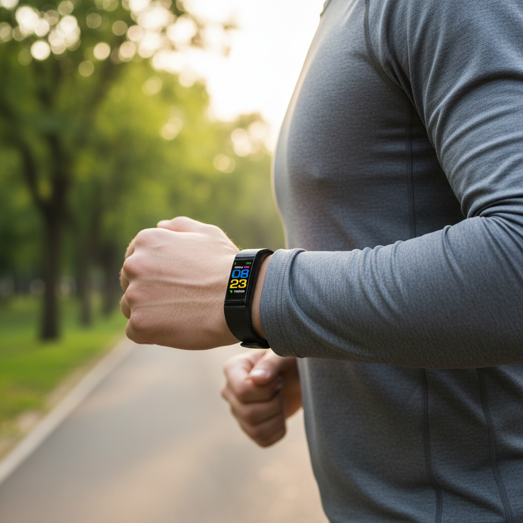 Activity Tracker Smartwatch Wristband with Heart Rate Monitoring