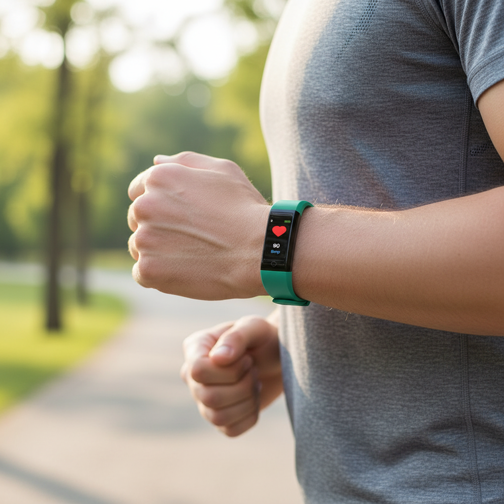 Activity Tracker Smartwatch Wristband with Heart Rate Monitoring