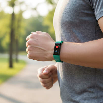 Activity Tracker Smartwatch Wristband with Heart Rate Monitoring