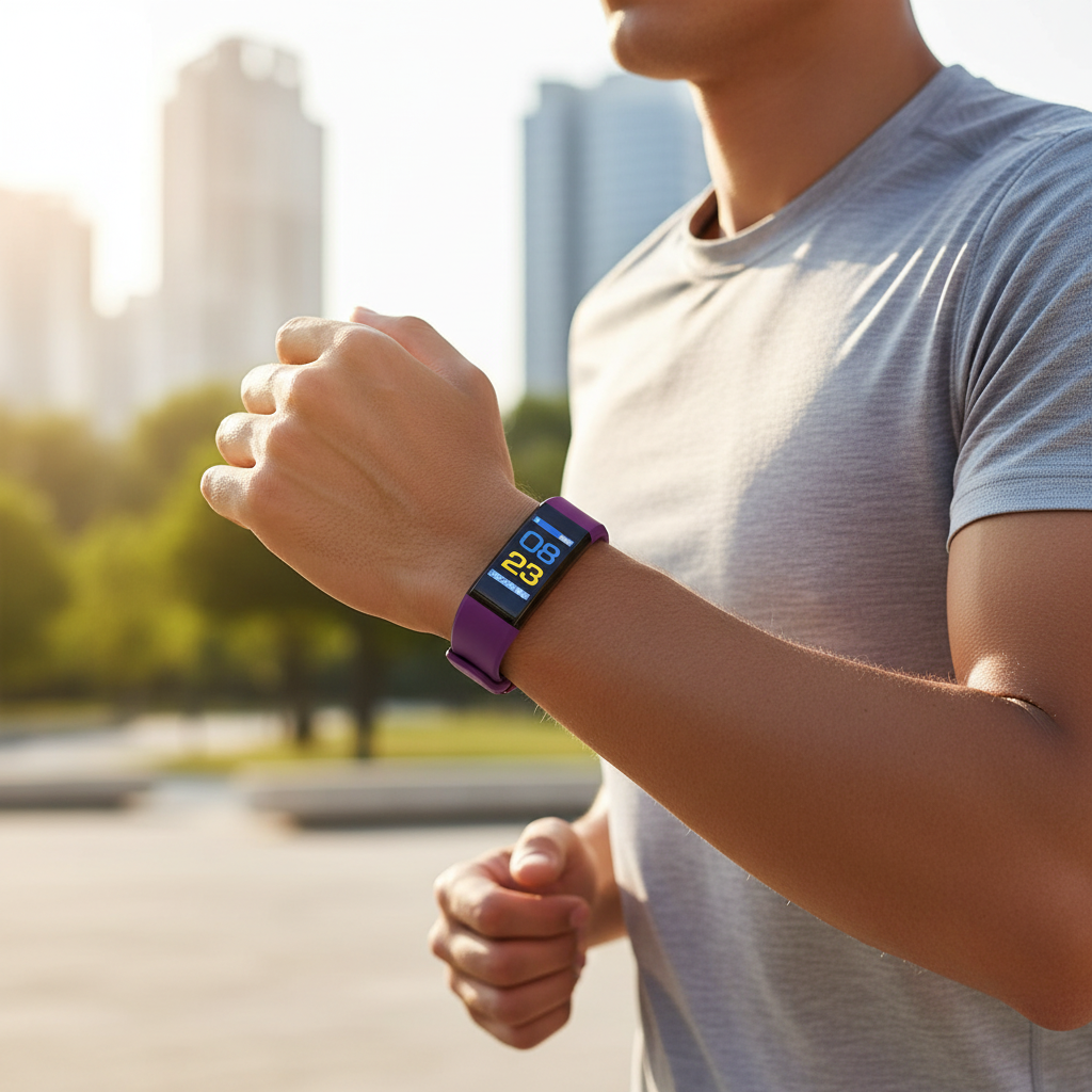 Activity Tracker Smartwatch Wristband with Heart Rate Monitoring