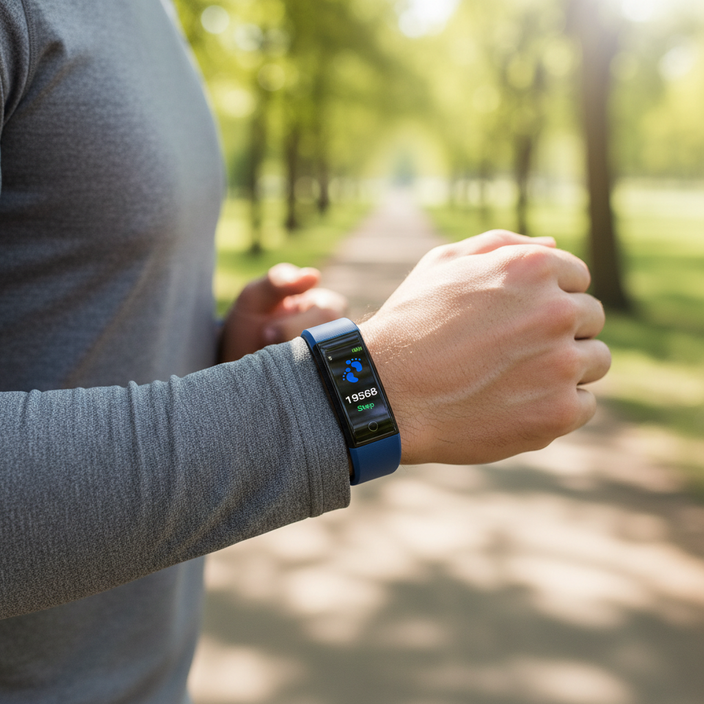 Activity Tracker Smartwatch Wristband with Heart Rate Monitoring