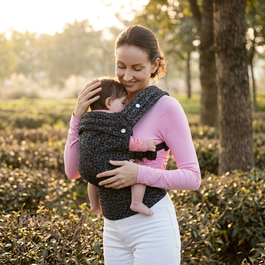 Adjustable Baby Carrier Infant Sling Front Back Carry