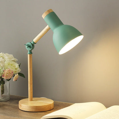 Justerbar skrivebordslampe med arm, retningsbestemt E14-lys, moderne arbejdsbelysning