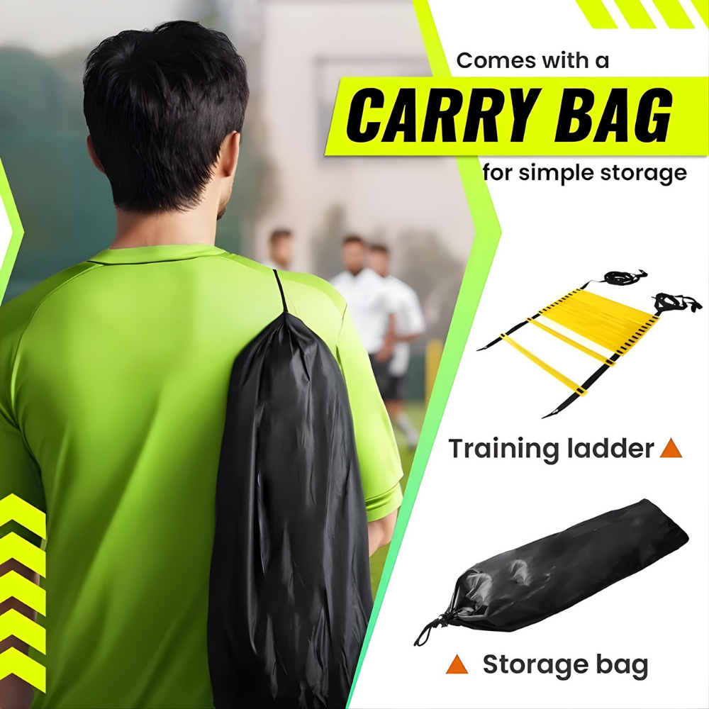 Adjustable Football Agility Ladder for Speed and Footwork Training