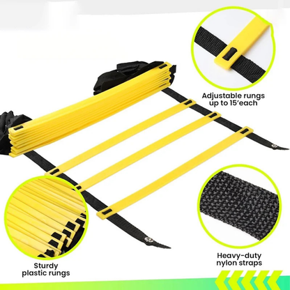 Adjustable Football Agility Ladder for Speed and Footwork Training