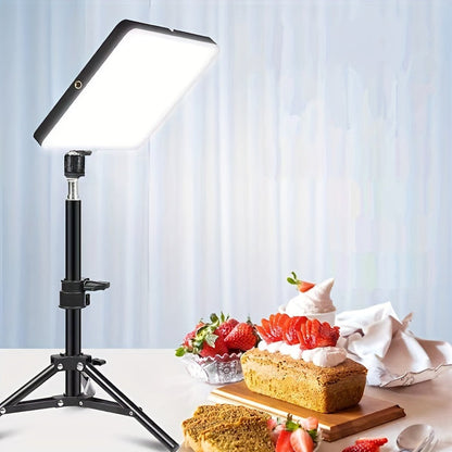 Adjustable LED Light Stand Studio Video Production Photography Lighting Kit