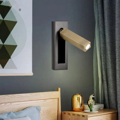 Adjustable LED Wall Reading Light Modern Pull Out Bedside Wall Lamp for Bedroom