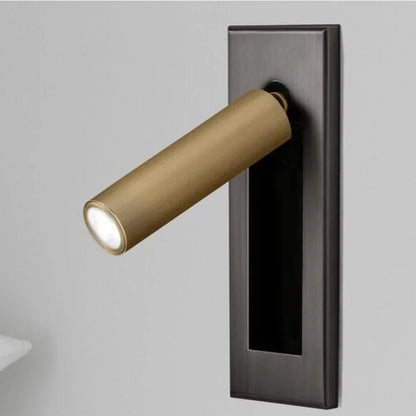 Adjustable LED Wall Reading Light Modern Pull Out Bedside Wall Lamp for Bedroom