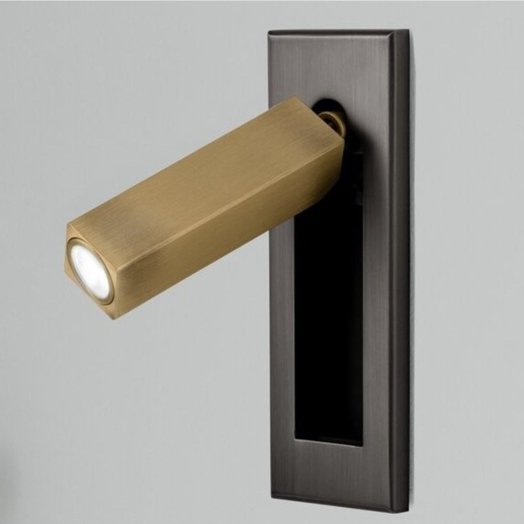Adjustable LED Wall Reading Light Modern Pull Out Bedside Wall Lamp for Bedroom