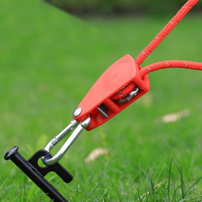 Adjustable Outdoor Rope Tensioners Pulley Hook Ratchet System