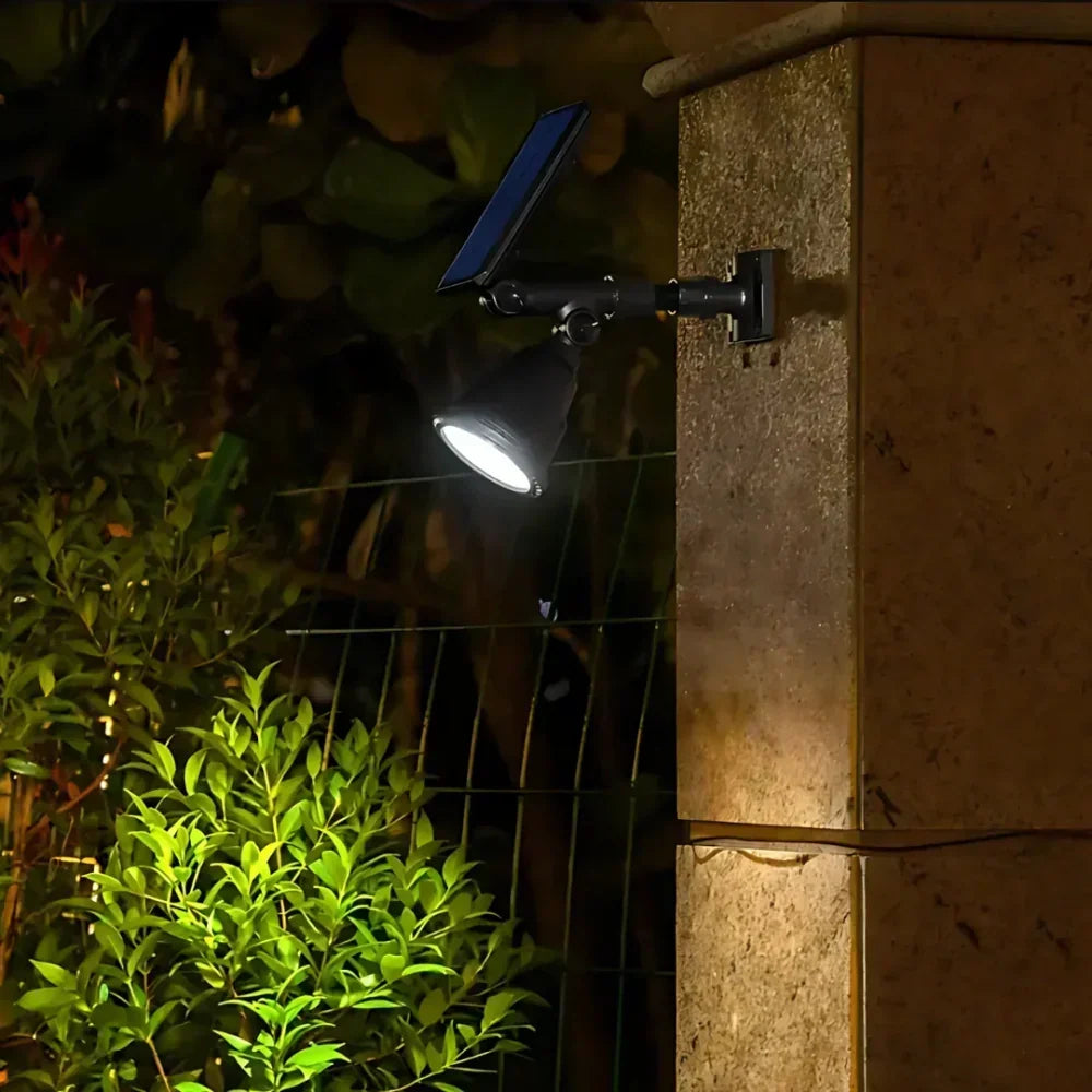 Adjustable Solar LED Garden Spotlight Waterproof Outdoor Light
